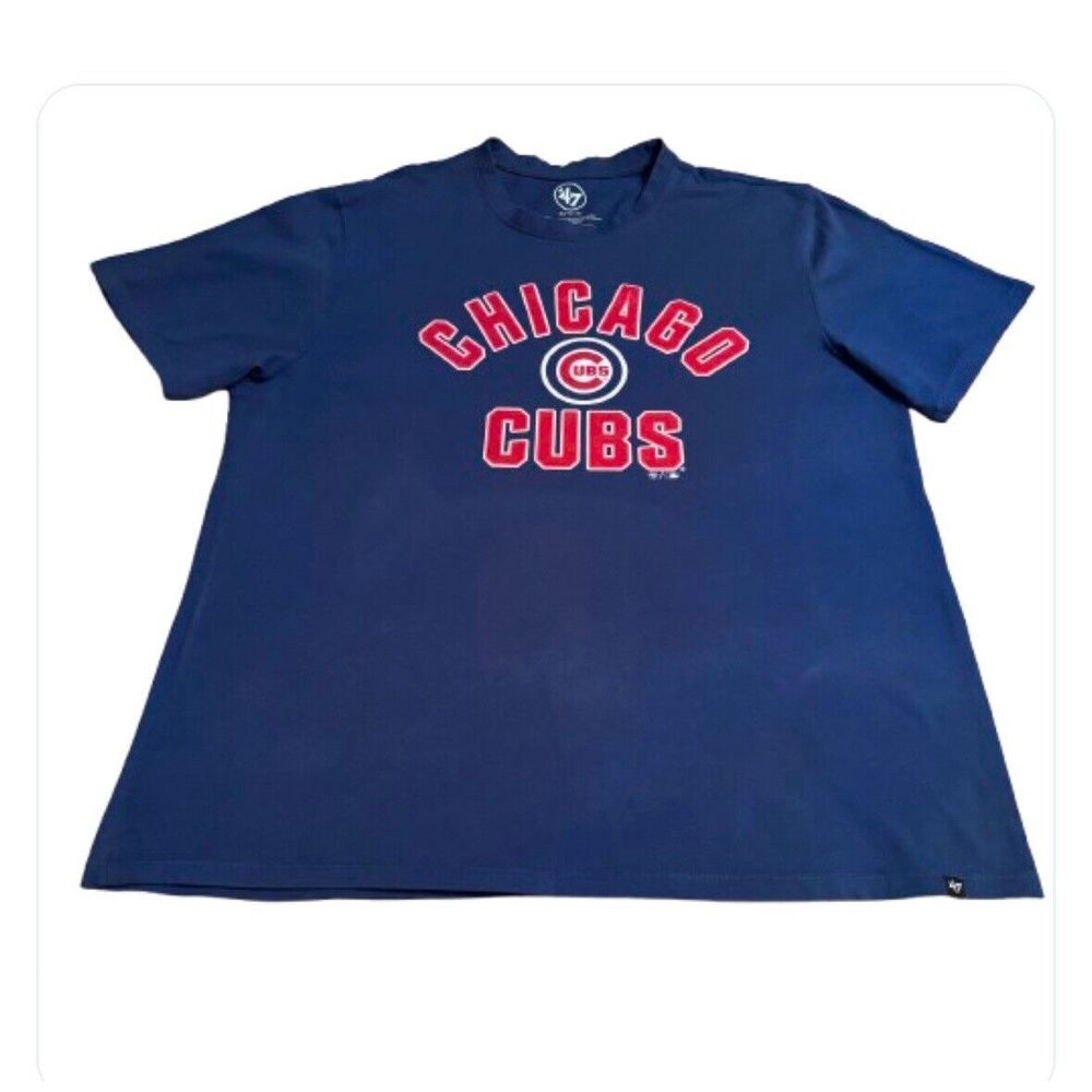 Chicago Cubs MLB Genuine Merchandise ‎ T Shirt Team Logo Blue Youth XL Baseball